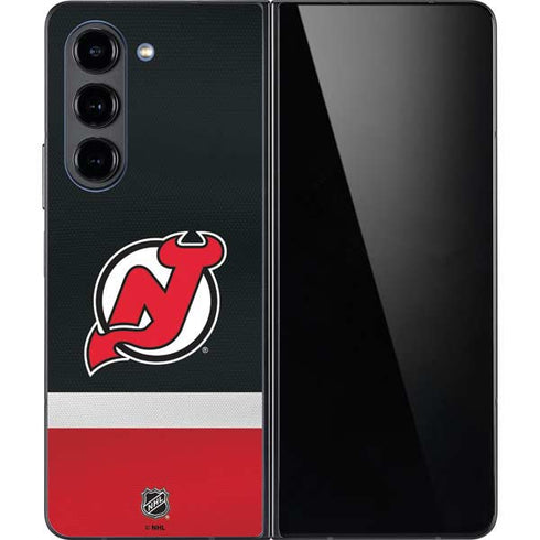 NHL New Jersey Devils Jersey Galaxy Z Fold5 5G Skin