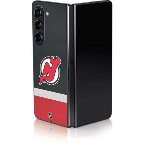 NHL New Jersey Devils Jersey Galaxy Z Fold5 5G Skin