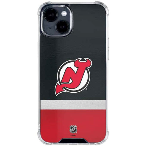 NHL New Jersey Devils Jersey iPhone 15 Clear Case