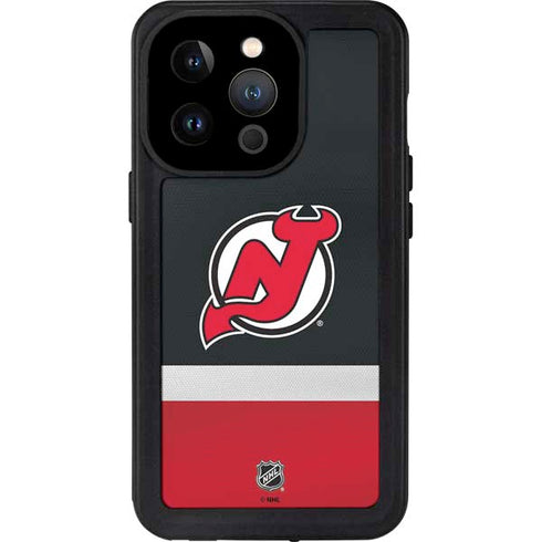 NHL New Jersey Devils Jersey iPhone 15 Pro Waterproof Case