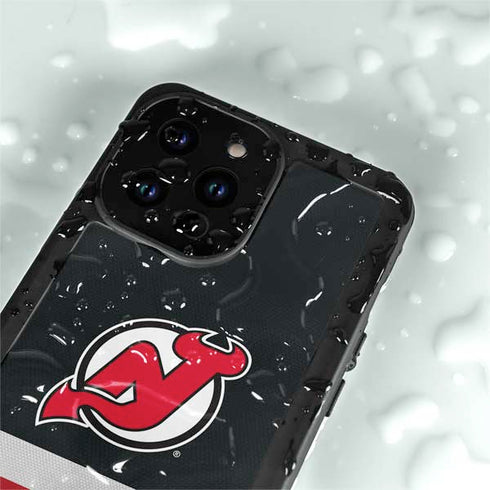 NHL New Jersey Devils Jersey iPhone 15 Pro Waterproof Case