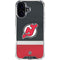 NHL New Jersey Devils Jersey iPhone 16 Clear Case