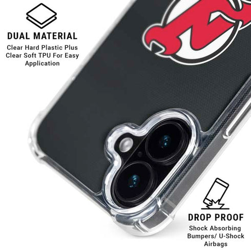 NHL New Jersey Devils Jersey iPhone 16 Clear Case