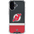 NHL New Jersey Devils Jersey iPhone 16 Plus Clear Case