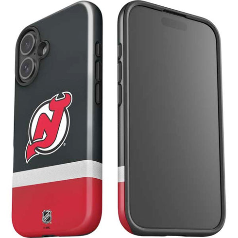 NHL New Jersey Devils Jersey iPhone 16 Plus Impact Case
