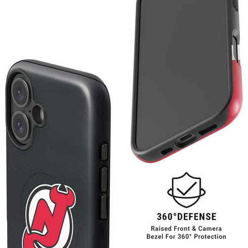 NHL New Jersey Devils Jersey iPhone 16 Plus Magsafe Impact Case