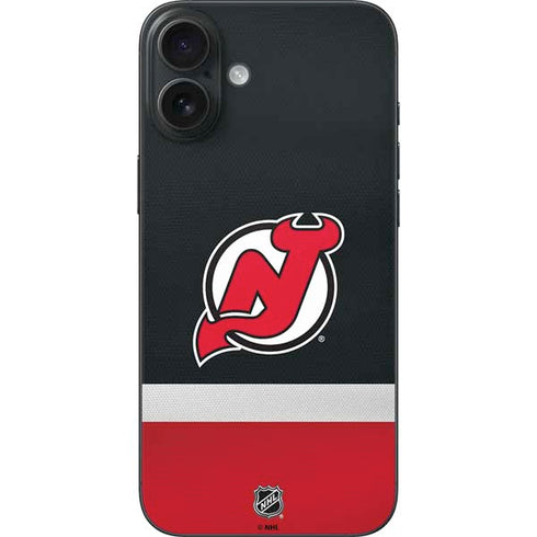 NHL New Jersey Devils Jersey iPhone 16 Plus Skin