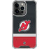 NHL New Jersey Devils Jersey iPhone 16 Pro Max Clear Case