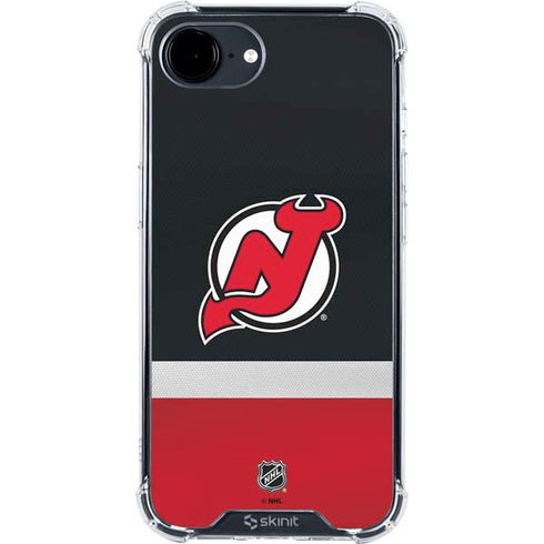 NHL New Jersey Devils Jersey iPhone 16e Clear Case