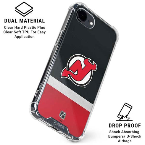 NHL New Jersey Devils Jersey iPhone 16e Clear Case