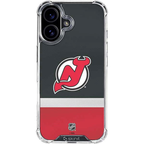 NHL New Jersey Devils Jersey iPhone 17 Clear Case