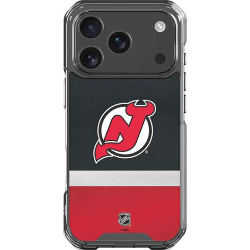 NHL New Jersey Devils Jersey iPhone 18 Pro Clear Case