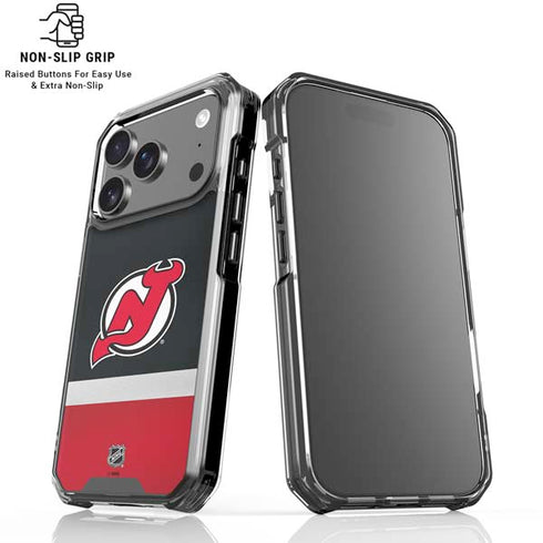NHL New Jersey Devils Jersey iPhone 18 Pro Clear Case