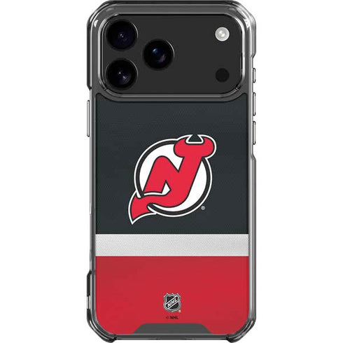 NHL New Jersey Devils Jersey iPhone 18 Pro Max Clear Case
