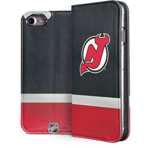 NHL New Jersey Devils Jersey iPhone 7 Folio Case