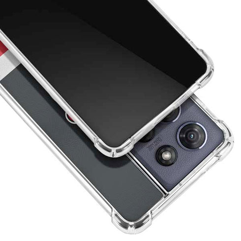 NHL New Jersey Devils Jersey Moto G 5G (2025) Clear Case