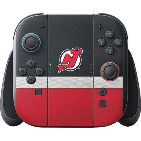 NHL New Jersey Devils Jersey Nintendo Switch 2 (2025) with Joy-Con Skin