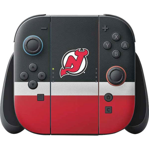 NHL New Jersey Devils Jersey Nintendo Switch 2 (2025) Joy-Con Controller Skin