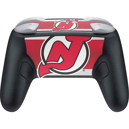 NHL New Jersey Devils Jersey Nintendo Switch 2 (2025) Pro Controller Skin