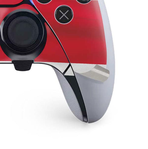 NHL New Jersey Devils Jersey PS5 DualSense Edge Pro Controller Skin