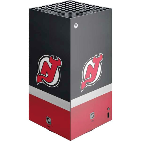 NHL New Jersey Devils Jersey XBox Series X Digital Edition Console Skin