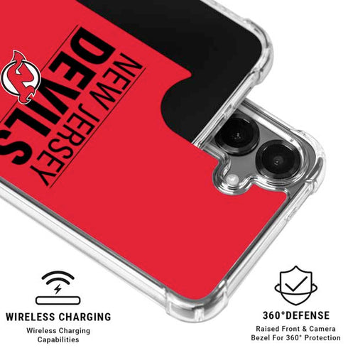 NHL New Jersey Devils Lineup Galaxy S26 Clear Case