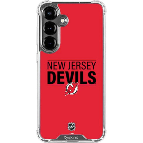 NHL New Jersey Devils Lineup Galaxy S26 Plus Clear Case