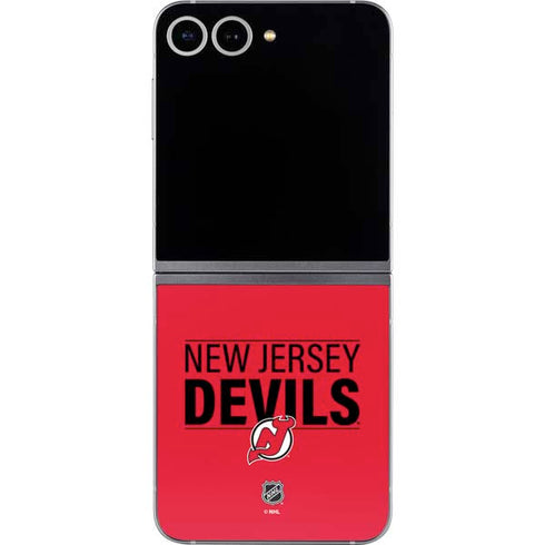 NHL New Jersey Devils Lineup Galaxy Z Flip6 Skin