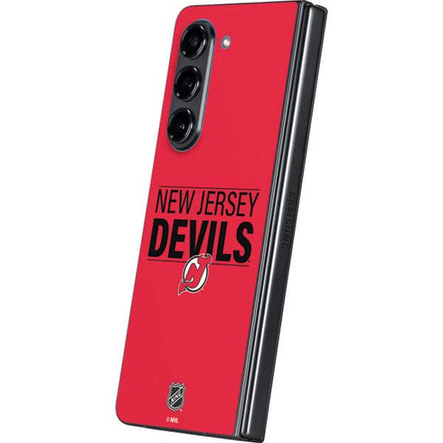 NHL New Jersey Devils Lineup Galaxy Z Fold5 5G Skin