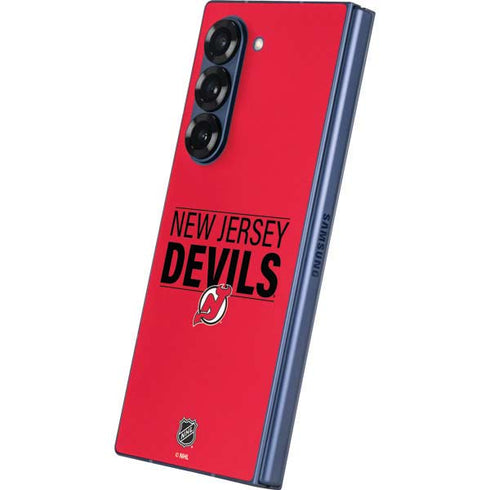 NHL New Jersey Devils Lineup Galaxy Z Fold6 Skin