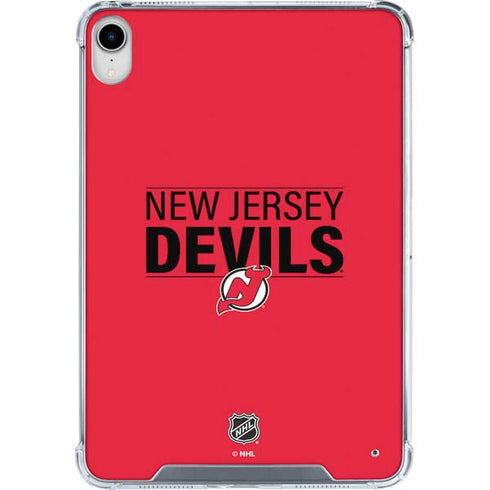 NHL New Jersey Devils Lineup iPad 11th Gen (2025) Clear Case
