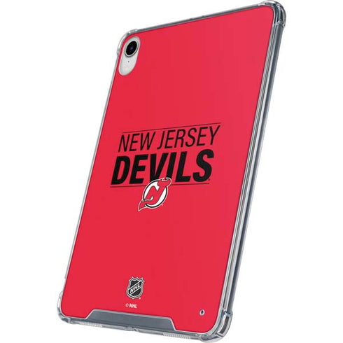NHL New Jersey Devils Lineup iPad 11th Gen (2025) Clear Case