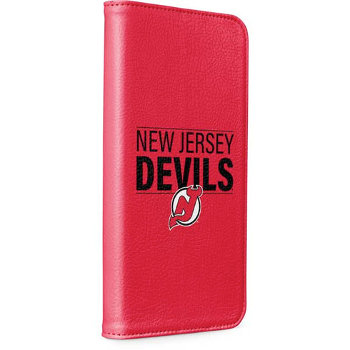 NHL New Jersey Devils Lineup iPhone 15 Pro Max Folio Case