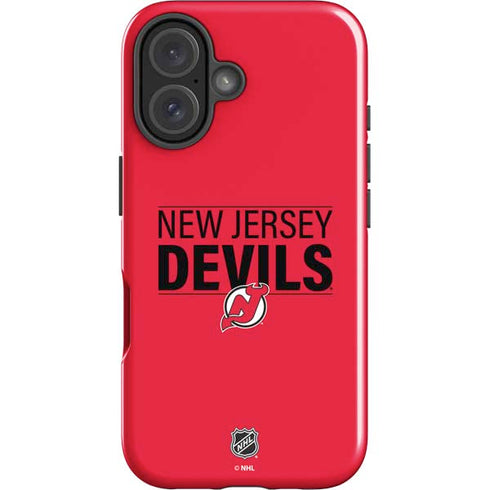 NHL New Jersey Devils Lineup iPhone 16 Impact Case
