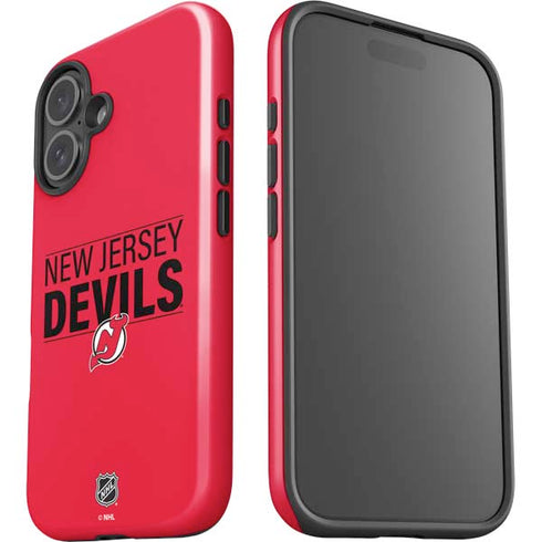 NHL New Jersey Devils Lineup iPhone 16 Impact Case