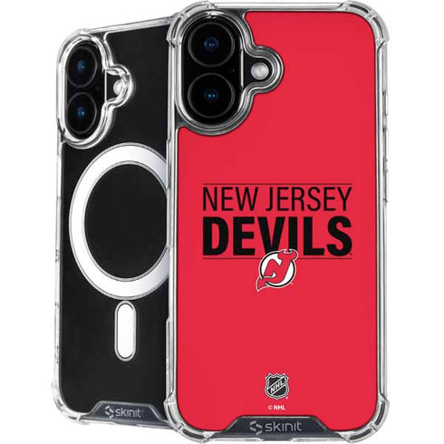 NHL New Jersey Devils Lineup iPhone 16 Plus MagSafe Case