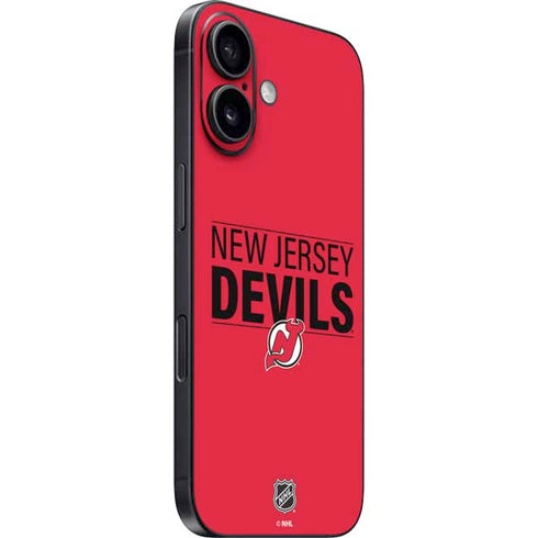 NHL New Jersey Devils Lineup iPhone 16 Plus Skin