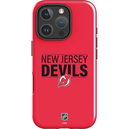NHL New Jersey Devils Lineup iPhone 16 Pro Impact Case