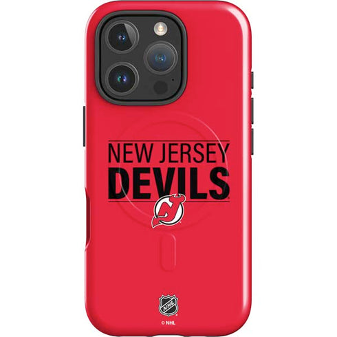NHL New Jersey Devils Lineup iPhone 16 Pro Magsafe Impact Case