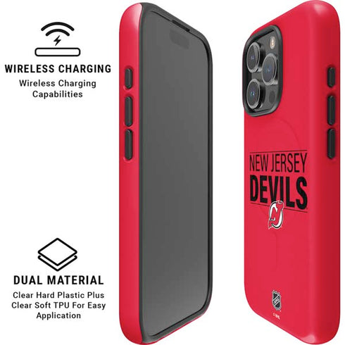 NHL New Jersey Devils Lineup iPhone 16 Pro Magsafe Impact Case