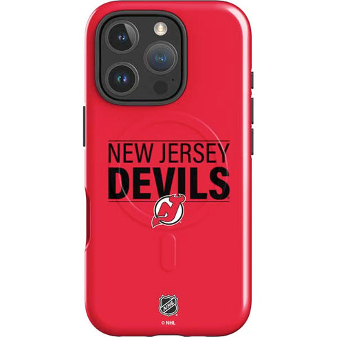 NHL New Jersey Devils Lineup iPhone 16 Pro Max Magsafe Impact Case