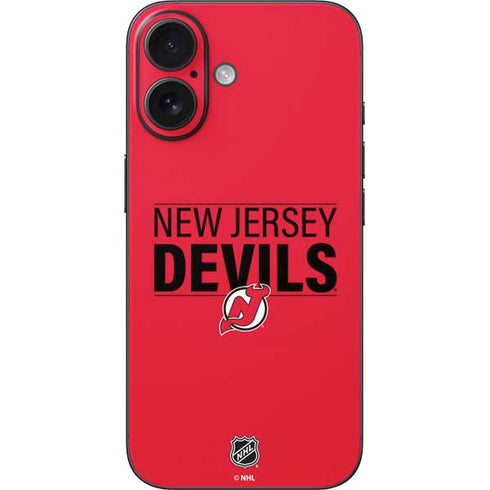 NHL New Jersey Devils Lineup iPhone 16 Skin