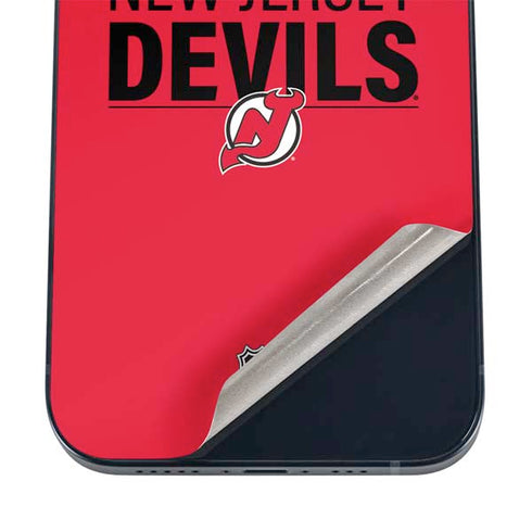 NHL New Jersey Devils Lineup iPhone 16 Skin
