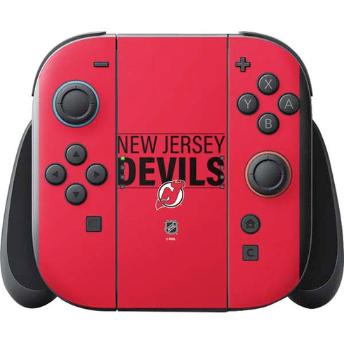 NHL New Jersey Devils Lineup Nintendo Switch 2 (2025) with Joy-Con Skin