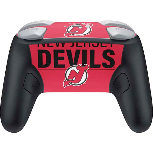NHL New Jersey Devils Lineup Nintendo Switch 2 (2025) Pro Controller Skin