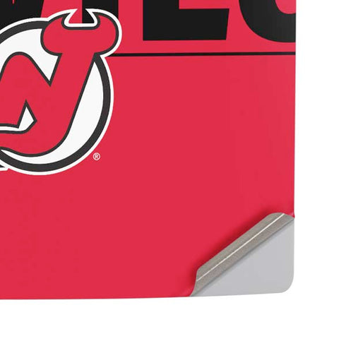 NHL New Jersey Devils Lineup PS5 Pro Disk Console Skin