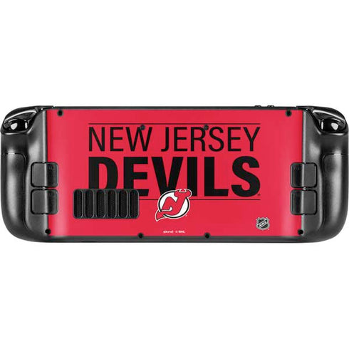 NHL New Jersey Devils Lineup Steam Deck Handheld Gaming Computer Skin