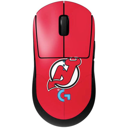 NHL New Jersey Devils Solid Background G Pro Wireless Gaming Mouse Skin
