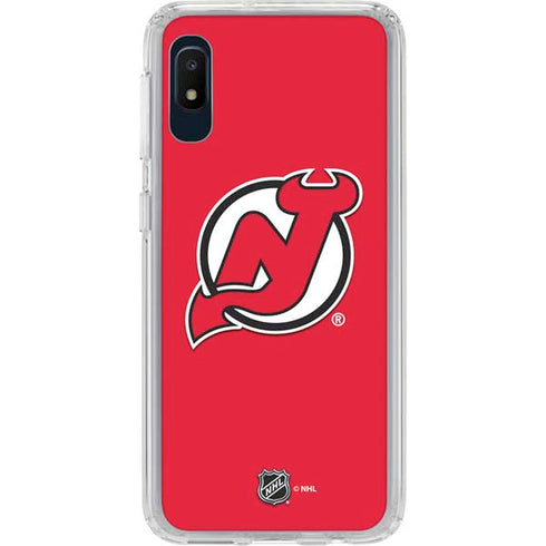NHL New Jersey Devils Solid Background Galaxy Cases