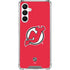 NHL New Jersey Devils Solid Background Galaxy A16 5G Clear Case